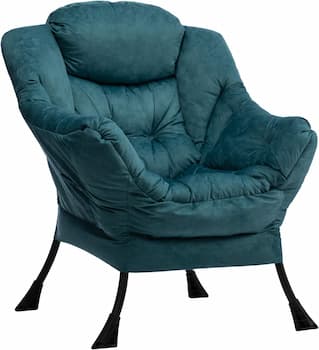 AbocoFur Modern Cotton Fabric Lazy Chair